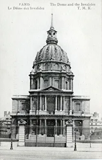 Unattributed Prints: The Dome of the Invalides, Paris, France