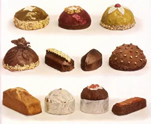 Nuts Gallery: Domed Cakes and Tarts Date: 1935