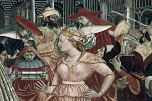 Quattrocento Prints: DOMENICO DI BARTOLO (1400-1447). Pope Celestine