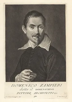 Medici Prints: Domenico Zampieri, Italian Baroque painter, 1581-1641