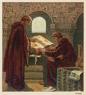 1086 Gallery: Domesday Book is Written