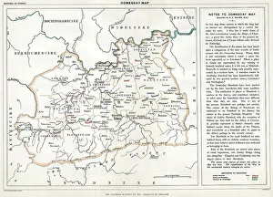 Domesday Prints: The Domesday Map of Surrey