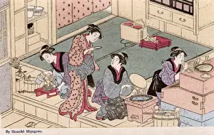 Domestic Scene by Katsukawa Shuncho