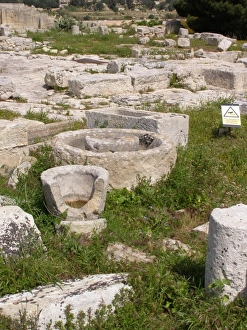 Images Dated 11th April 2007: Domus Romana, the Roman House, Rabat, Malta
