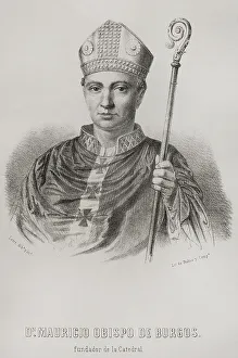 Castilla La Prints: Don Mauricio - Jurist and ecclesiastic, bishop of Burgos