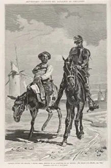 1605 Prints: Don Quijote & Sancho
