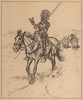 Acts Prints: Don Quixote And Sancho Panza