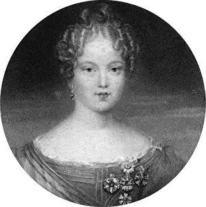 Dona Prints: Dona Maria II, Queen of Portugal
