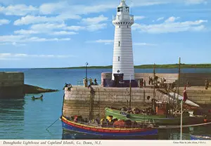 Lighthouse Prints: Donaghadee Lighthouse and Copeland Islands, Co. Down, N. I