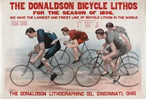 Donaldson Prints: The Donaldson bicycle lithos for the season of 1896