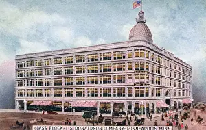 Minneapolis Prints: Donaldsons Glass Block, Minneapolis, Minnesota, USA