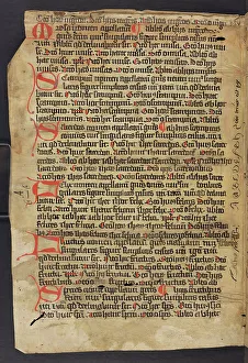 Fragments Prints: Donatus Liber de Octo Partibus Orationis (Fragments)