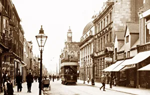 Doncaster Prints: Doncaster High Street early 1900s