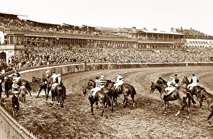 Racecourse Prints: Doncaster Race Course early 1900s