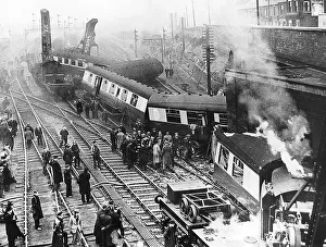 Doncaster Prints: Doncaster Rail Accident 16th March 1951