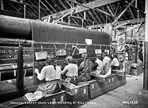 Carpet Prints: Donegal Carpet Hand-Loom Weaving at Killybegs