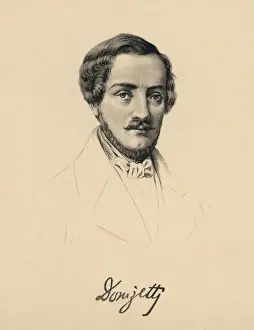 Gaetano Prints: Donizetti / Anon