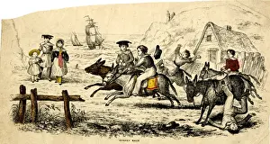 Donkey Race on the Beach