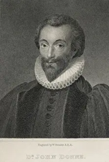 Donne Prints: DONNE, John (1572-1631). British poet and theologian