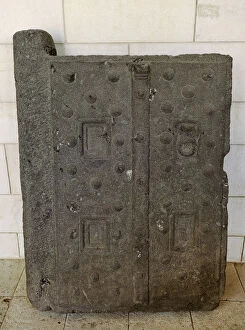 Door. Basalt. Tiberias. Roman period. 2nd-3rd century AD