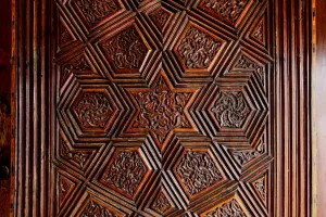 Detail from the door of the Grand Mosque - Ulu Cami in Bursa Detail from the door of the Grand Mosque - Ulu Cami in Bursa