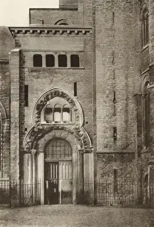 Cathedrals Prints: Door of Notre Dame Cathedral, Tournai, Belgium