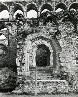 Davids Prints: Doorway, Bishops Palace, St David s, Pembrokeshire