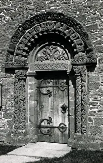Anglican Gallery: Doorway, Church of St Mary and St David, Kilpeck