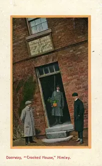 Crooked Prints: Doorway of the Crooked House Inn, Himley, Staffordshire