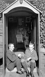 Doorway of Ivy Cottage with Nelstrop and Wilson