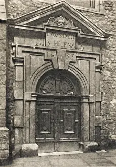 Helens Prints: Doorway of St Helens Church, Bishopsgate, London