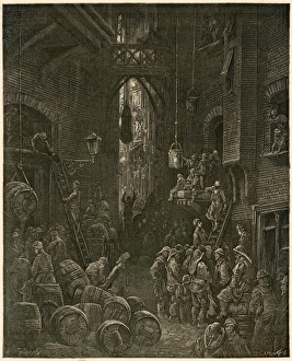 Images Dated 20th January 2010: Dore / Dockers in Alley