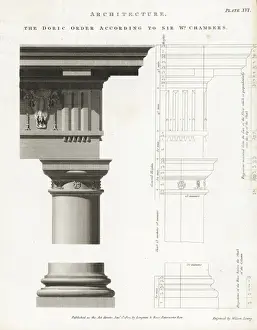 Abrahamrees Prints: Doric order capital, column and base