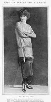 Doris Prints: Doris Keane wearing a model from Henri Bendel