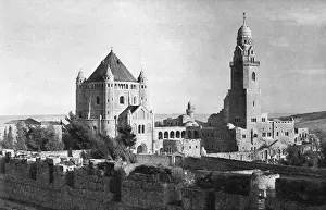 Dormition Prints: Dormition Abbey and Tomb of David, Jerusalem