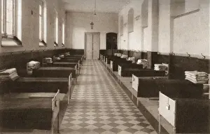 Dormitory Prints: Dormitory at House of Refuge, Wortel, Belgium