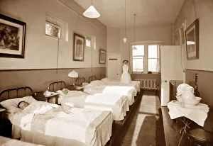 Dormitory Prints: Dormitory, Rusell Hill Schools, Purley, Victorian period