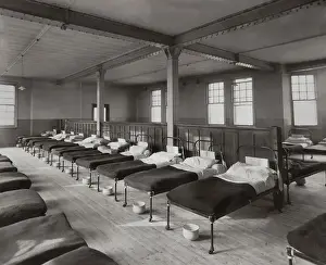 Dormitory at St Marylebone Workhouse, London