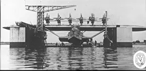 Servicing Prints: Dornier DoX-1b D-1929 during servicing
