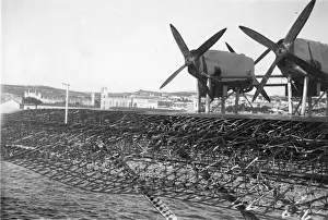 Dornier DoX port wing following a fire