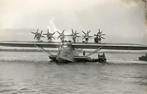 Air Plane Prints: The Dornier Dox seaplane in the Solent