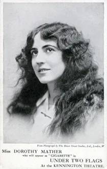 Dover Prints: Dorothy Mather as Cigarette in Under Two Flags, at the Kennington Theatre, London