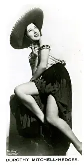 Beauties Prints: Dorothy Mitchell-Hedges, actress