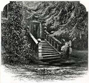Images Dated 13th November 2018: Dorothy Vernon eloping from Haddon Hall, Derbyshire