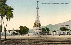 Lima Gallery: Dos de Mayo Monument, Lima, Peru, South America