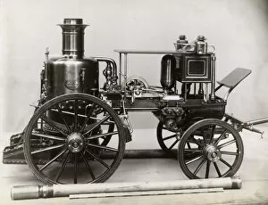Images Dated 9th January 2018: Double cylinder steam fire engine made by Thomas Coates