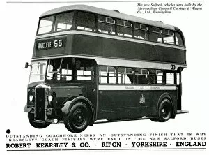Double Decker Bus, Coachwork by Robert Kearsley and Co