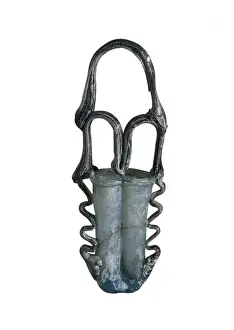 Ointment Prints: Double ointment bottle. Roman art. SPAIN. Barcelona