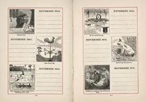 Spread Gallery: Double page spread in a diary for 22-27 November
