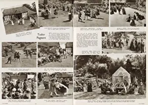 Pageants Prints: Double page spread from the Illustrated Sporting & Dramatic News